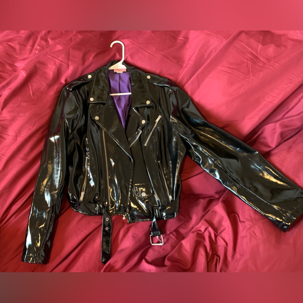 Vixen Vinyl Motorcycle Jacket 3x Micheline Pitt - Picture 2 of 8
